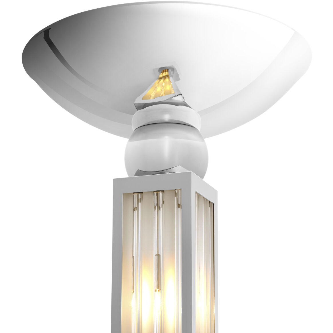 Dorrell 75.79 inch 40 watt Nickel Floor Lamp Portable Light