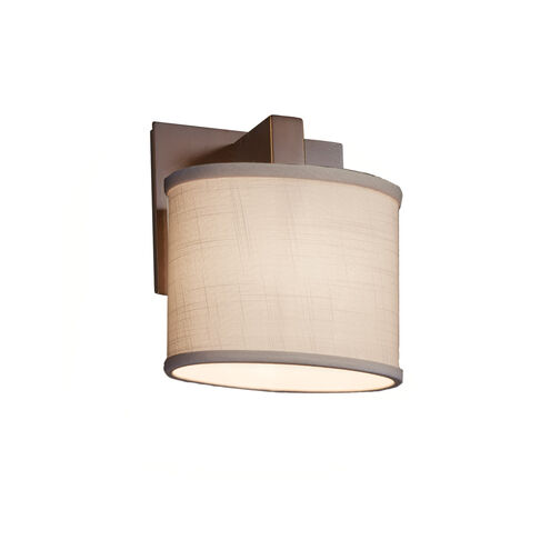 Textile LED 7 inch Antique Brass ADA Wall Sconce Wall Light