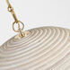 Suzanne Kasler Emerson LED 22.75 inch Hand-Rubbed Antique Brass Pendant Ceiling Light