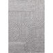 Kali 36 X 24 inch Grey/White Rug in 2 x 3