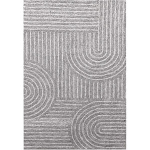 Kali 36 X 24 inch Grey/White Rug in 2 x 3