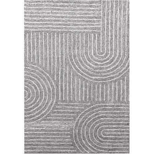 Kali 130 X 94 inch Grey/White Rug in 8 x 11
