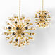 Anto 12 Light 19.69 inch Gold Chandelier Ceiling Light, Small
