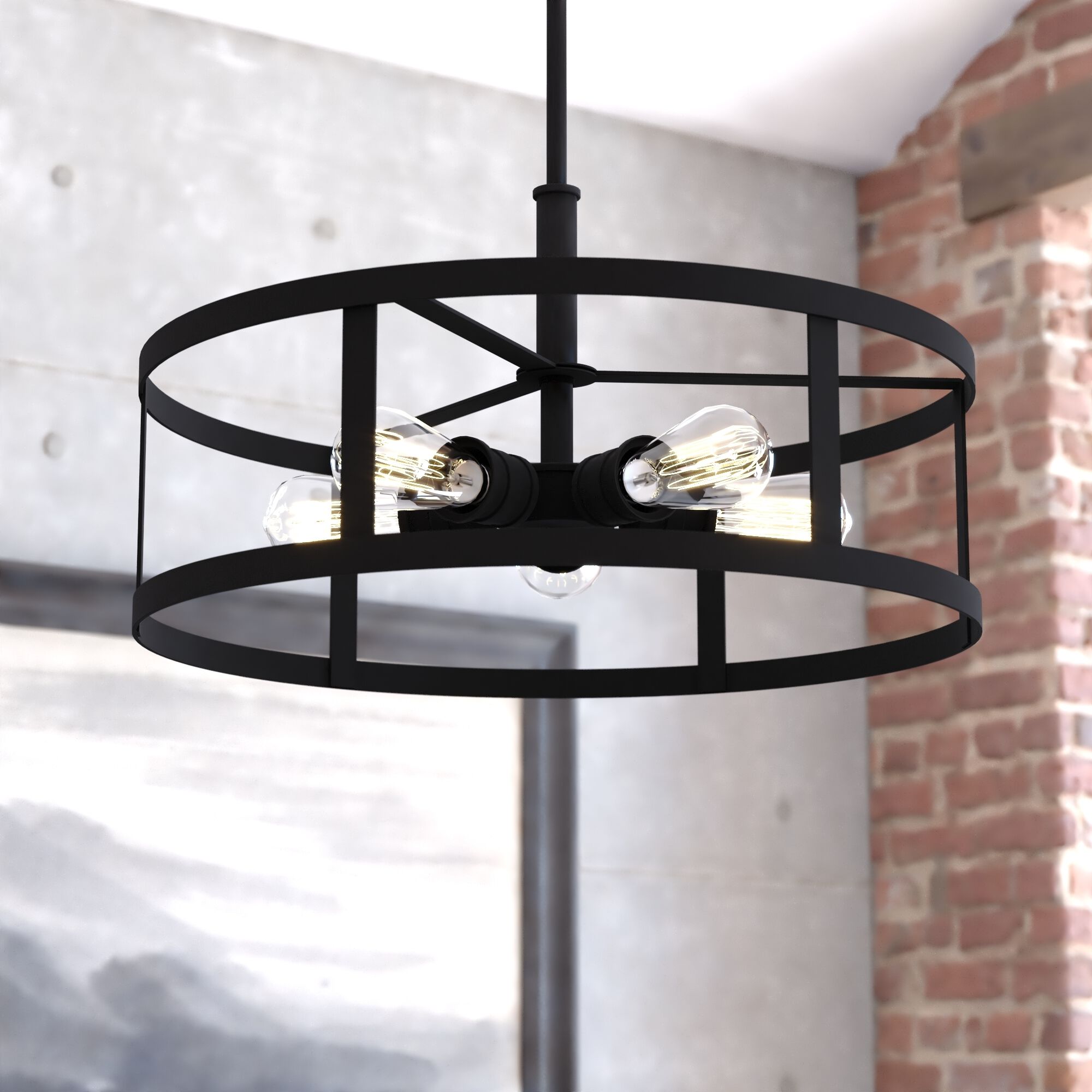 Akron LED 20 inch Oil Rubbed Bronze Pendant Ceiling Light