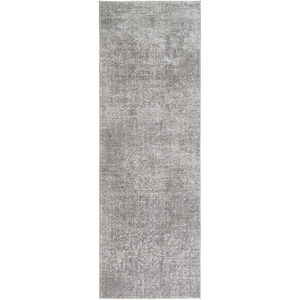 Florence 87 X 31 inch Medium Gray/Light Gray Rugs