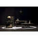 Parlor 4 Light 22 inch Matte Black Pendant Ceiling Light