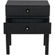 Andras 28 X 24 inch Black Side Table
