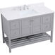 Theo 48 X 22 X 34 inch Gray Vanity Sink Set