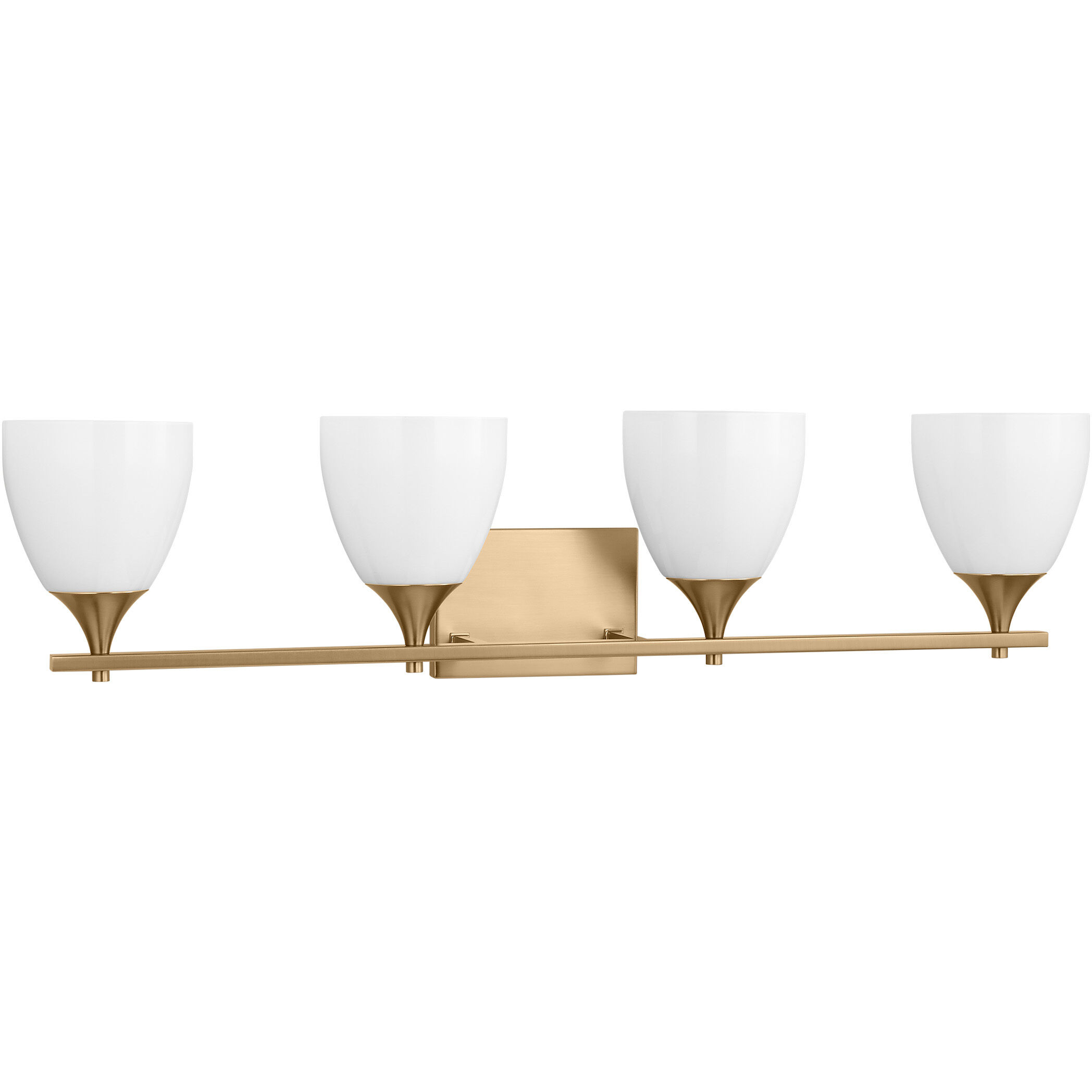 Drew & Jonathan Toffino 4 Light 36 inch Satin Brass Wall Bath Fixture Wall Light