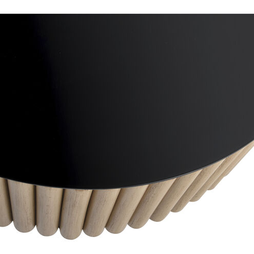 Fluted Barrel 36 inch Natural Stain Coffee Table