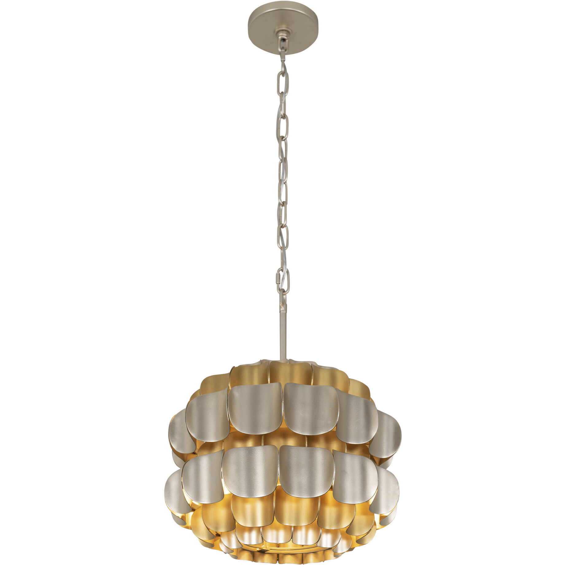 Swoon 1 Light 16 inch Antique Gold/Gold Dust Pendant Ceiling Light, Smithsonian Collaboration