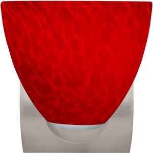 Sasha LED 6.33 inch Satin Nickel Sconce Wall Light
