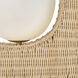 Lisa McDennon Thalia 1 Light 7.5 inch Lacquered Brass Sconce Wall Light
