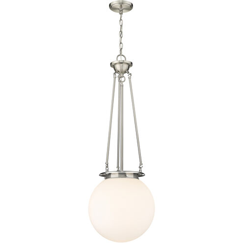 Beacon 1 Light 14 inch Satin Nickel Pendant Ceiling Light