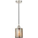 Edison Cobbleskill 1 Light 5 inch Polished Nickel Mini Pendant Ceiling Light