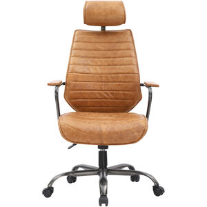 Executive Orange Swivel Office Chair