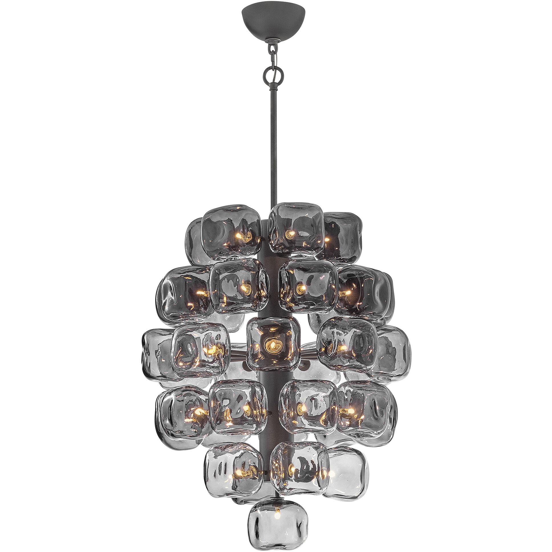 Perriand 40 Light 24 inch Brushed Graphite Chandelier Ceiling Light