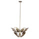 Spat 9 Light 27 inch Pearlized Antique Brass Pendant Ceiling Light