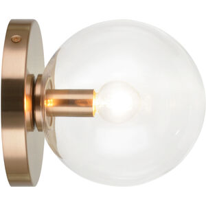 Cosmo 5 inch Aged Gold Brass Wall Sconce Wall Light