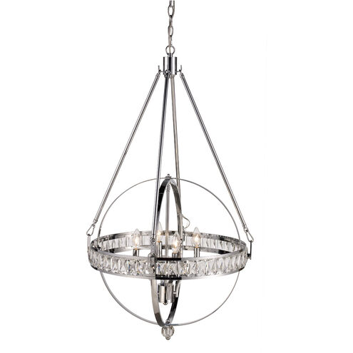 Elan 4 Light 24.75 inch Polished Chrome Pendant Ceiling Light