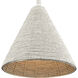 Air Loom 1 Light 16.5 inch White Pendant Ceiling Light