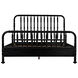 Bachelor Hand Rubbed Black Bed, Eastern King