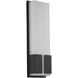 Vodka LED 5 inch Black Vanity Light Wall Light in 16in.