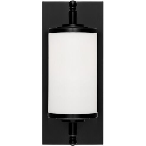 Foster LED 6 inch Matte Black Bathroom Vanity Light Wall Light