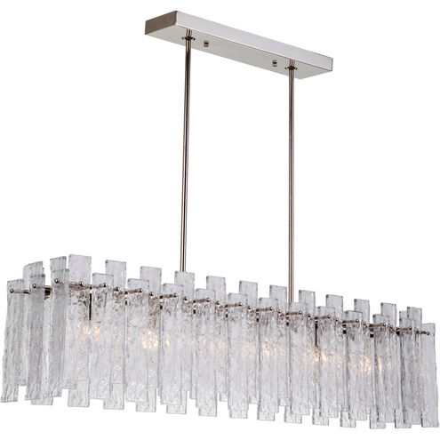 Isling 6 Light 44 inch Polished Nickel Island Pendant Ceiling Light