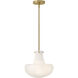 Molly 1 Light 12 inch Lacquered Brass Pendant Ceiling Light