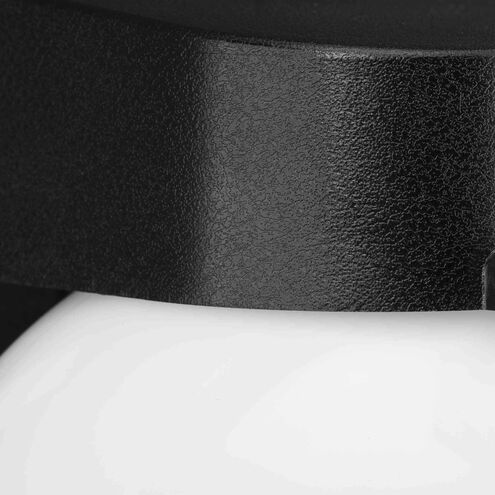 Polycarbonate Outdoor Outdoor Wall Lantern in Black