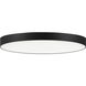 Trim LED 9 inch Black Flush Mount Ceiling Light