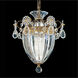 Bagatelle 1 Light Heirloom Gold Mini Pendant Ceiling Light in Radiance