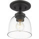 Ashton 1 Light 6 inch Bronze Flush Mount Ceiling Light