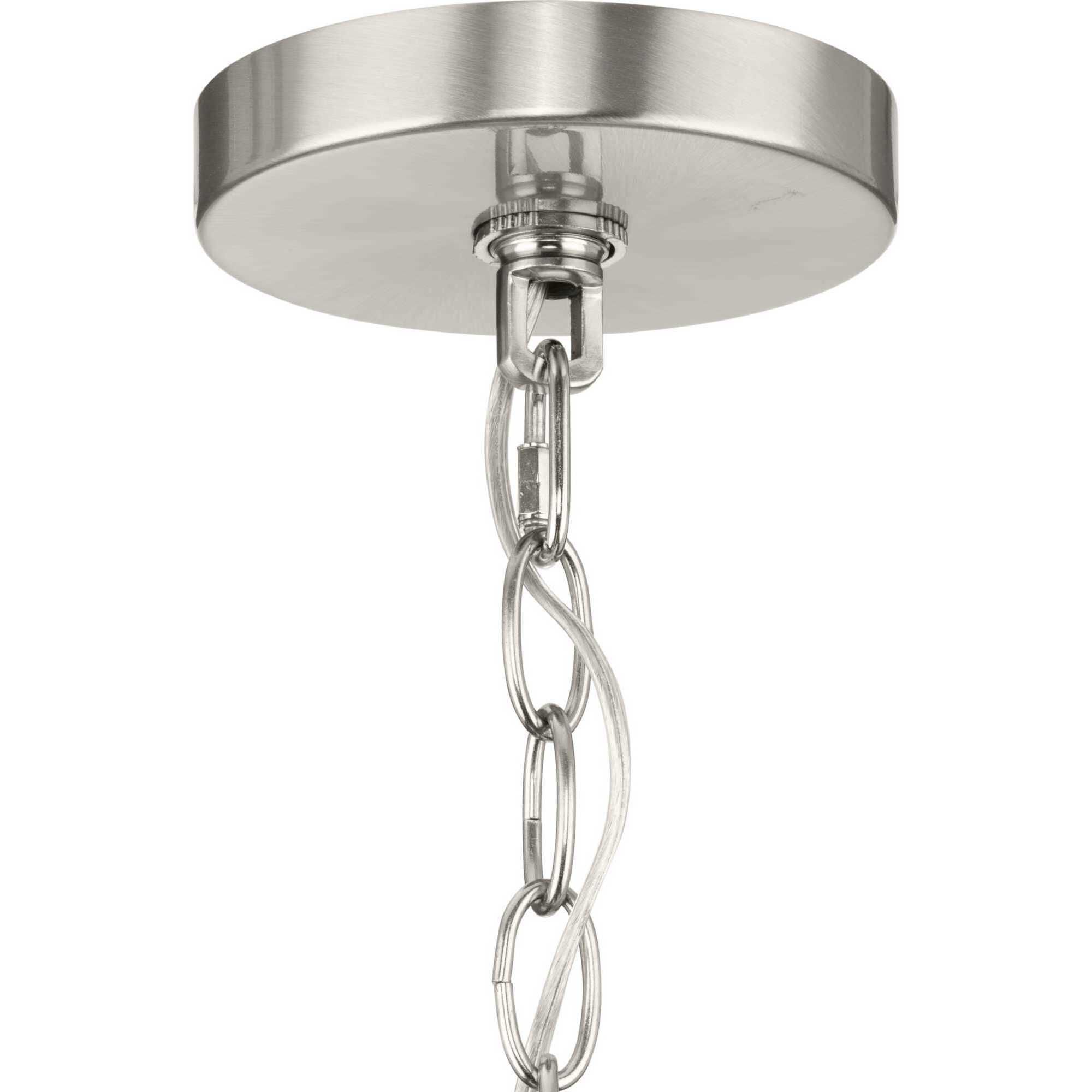 Tanner 3 Light 16.62 inch Brushed Nickel Chandelier Ceiling Light