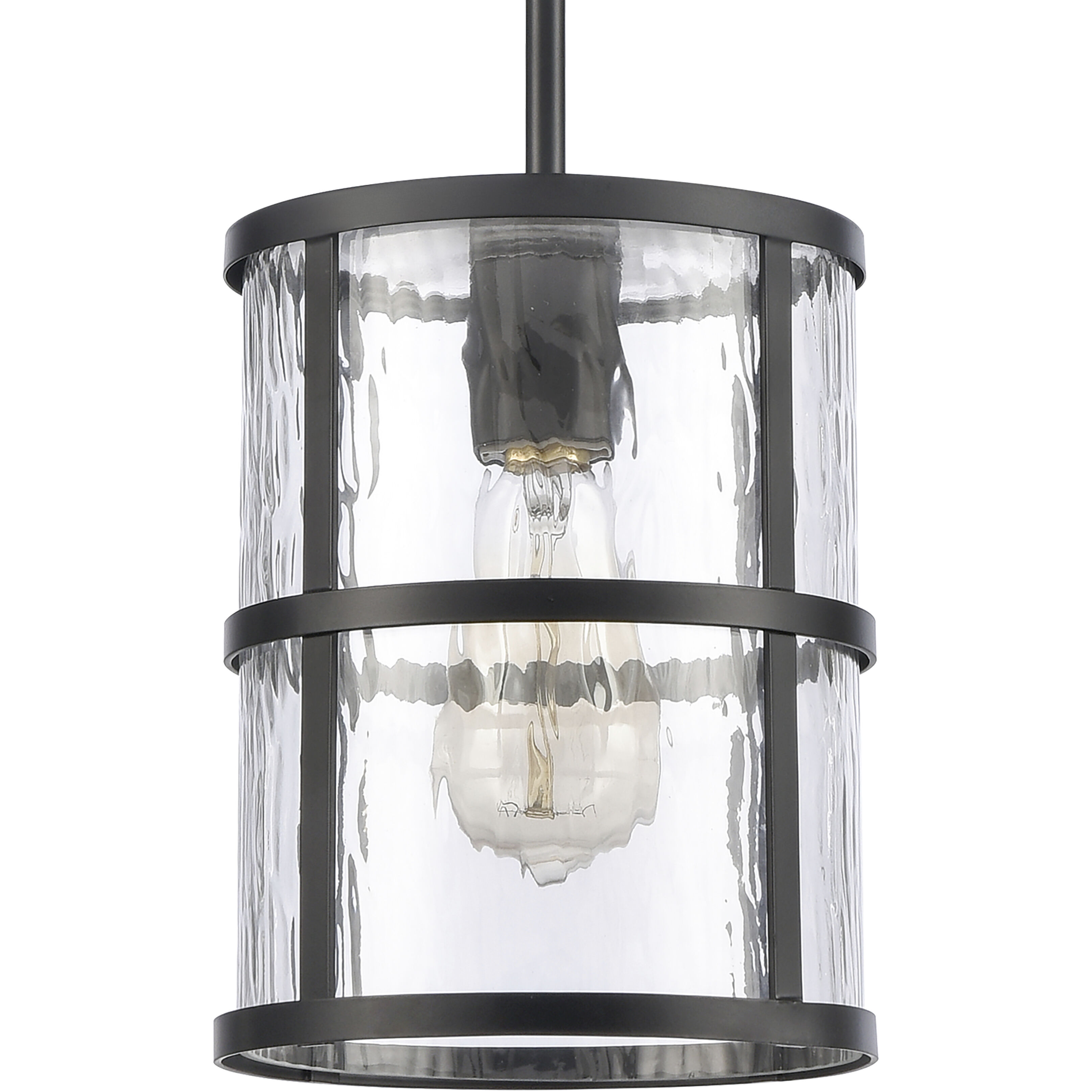 Solace 1 Light 7 inch Matte Black Mini Pendant Ceiling Light