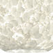 Coco 8 LED Satin Nickel Stem Pendant Ceiling Light in Carrera Glass