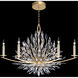 Lily Buds 6 Light 48 inch Gold Chandelier Ceiling Light