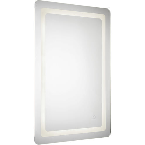 Seneca 36 X 24.13 inch Sandblasted Merc Edge Wall Mirror