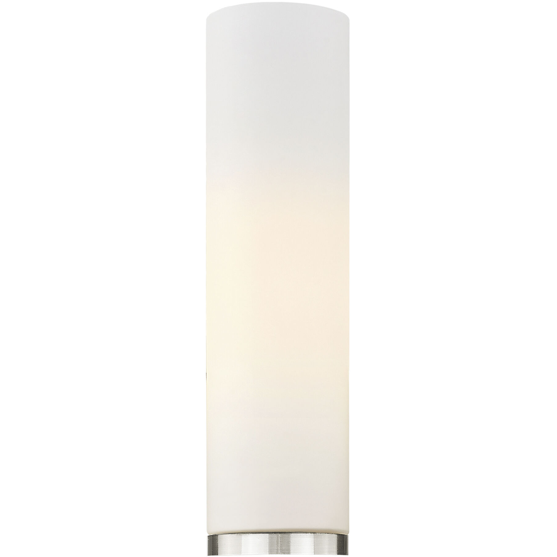 Stratford 1 Light 13.5 inch Silver Outdoor Sconce in White Glass