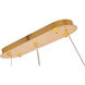 Canada 16 Light 12 inch Gold Chandelier Ceiling Light