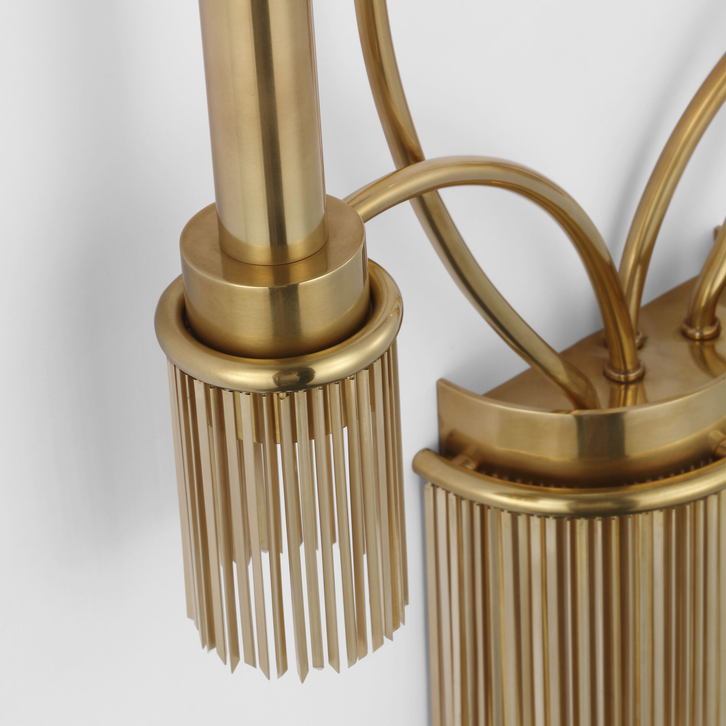 Fisher Weisman Sutton LED 16.75 inch Antique-Burnished Brass Sconce Wall Light