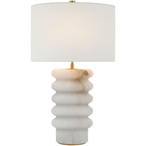 Kelly Wearstler Onda 28.75 inch 15.00 watt Alabaster Table Lamp Portable Light, Medium