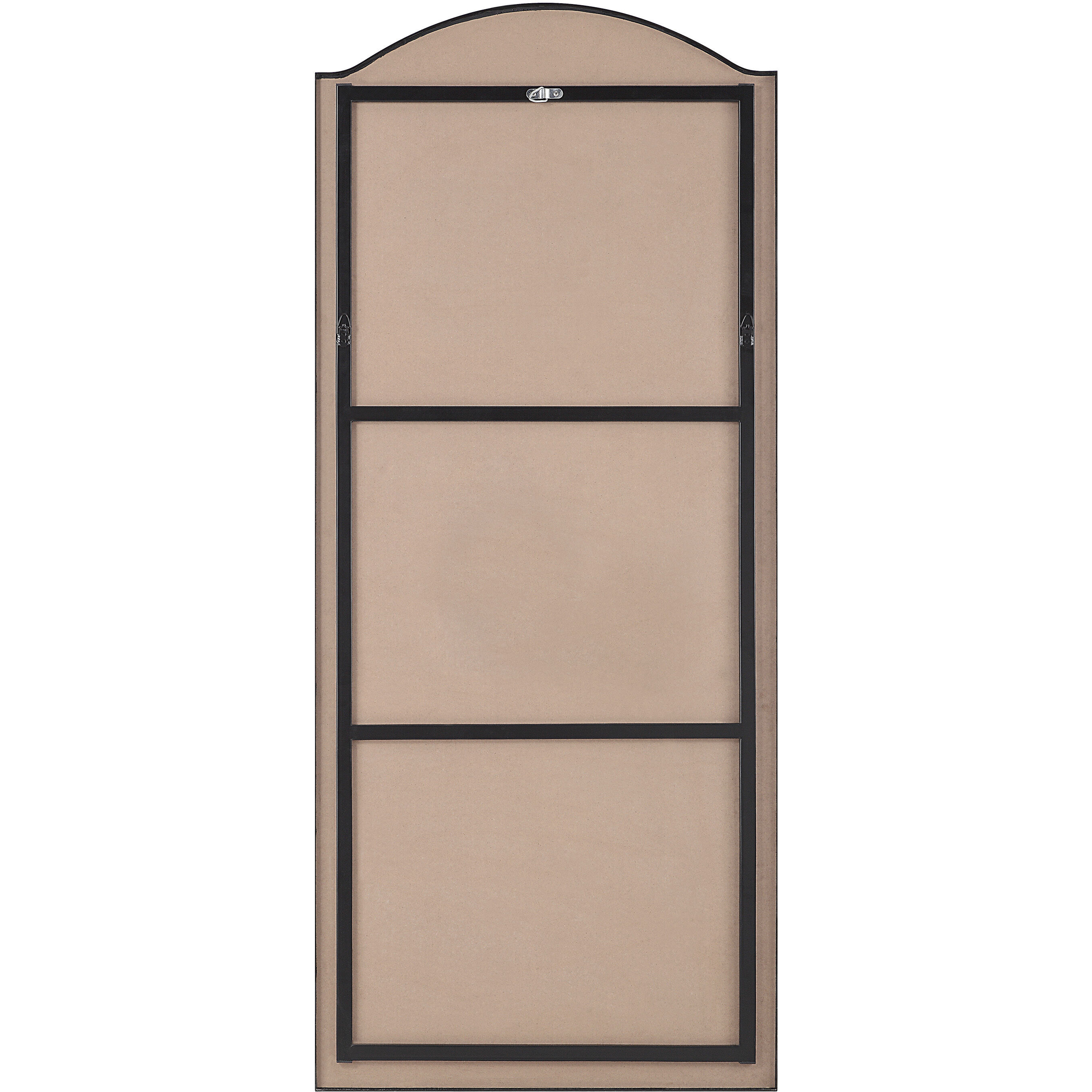 Balina 72 X 30 inch Matte Black Wall Mirror