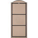 Balina 72 X 30 inch Matte Black Wall Mirror