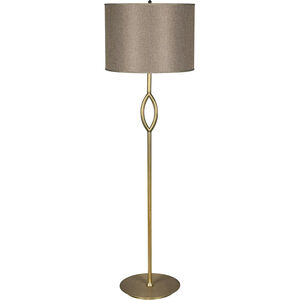 Ridge 67.5 inch 60.00 watt Antique Brass Floor Lamp Portable Light