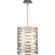 Tempest LED 12.3 inch Beige Silver Pendant Ceiling Light in Metallic Beige Silver, Frosted, 2700K LED, Oversized