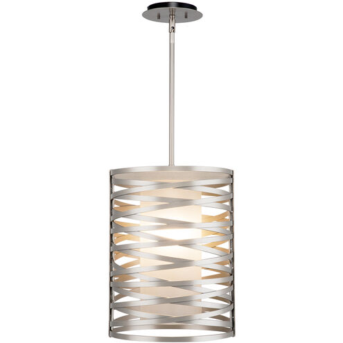 Tempest LED 12.3 inch Beige Silver Pendant Ceiling Light in Metallic Beige Silver, Frosted, 2700K LED, Oversized