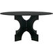 Element 59 X 59 inch Matte Black Dining Table