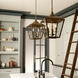 Homestead Dame 3 Light 13 inch Character Bronze Pendant Ceiling Light, Dame